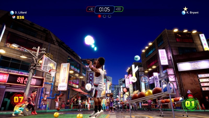 「NBA 2K Playgrounds 2」AIが操作するキャラのレベルは思ったよりも高いので、技術や連携を身につけるには最適の対戦相手だろう。