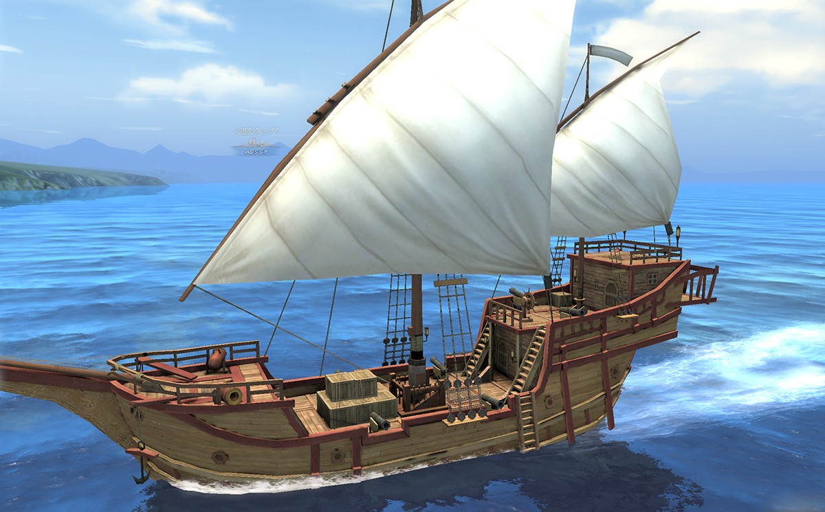 「大航海ユートピア」美しい海が一面に広がる3Dグラフィックで冒険を満喫！