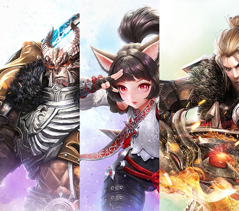 TERA Mで選べるキャラクターは7種類