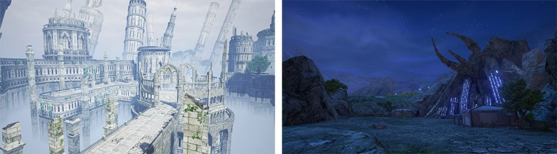 時間経過と天候変化要素を持つゲートオブリベリオン