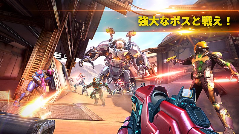 BOSS戦で協力プレイが楽しめるSHADOWGUN LEGENDS