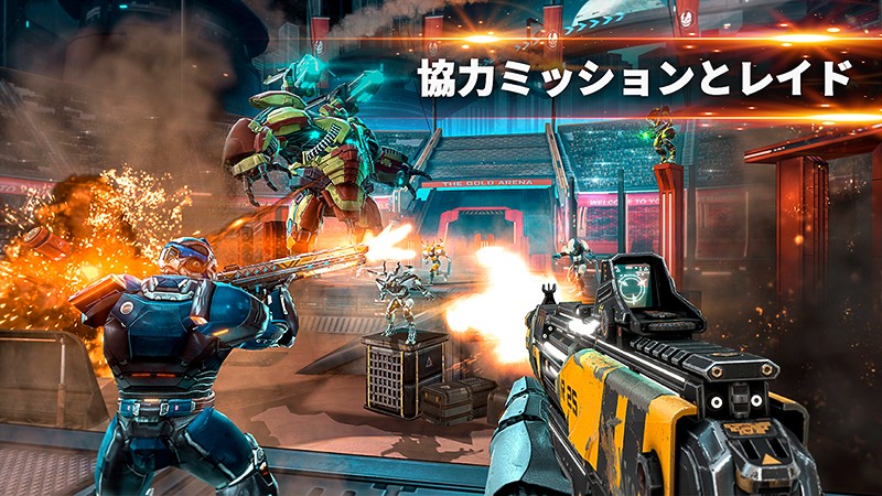 最大3名のチーム戦も魅力のSHADOWGUN LEGENDS