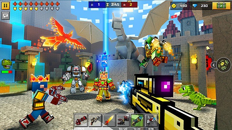 ボリューム満点のコンテンツを持つ『ピクセルガン3D。(Pixel Gun 3D)』