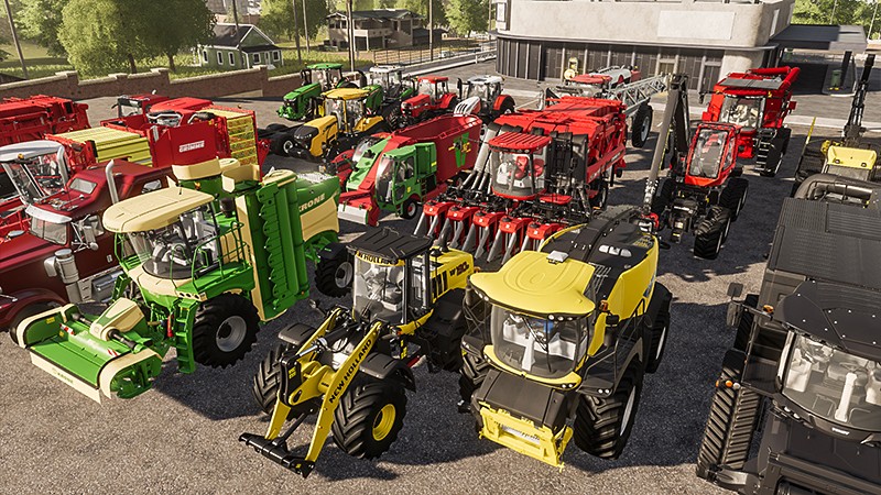 実在する農作業機械とツールが300以上も登場する『Farming Simulator 19』