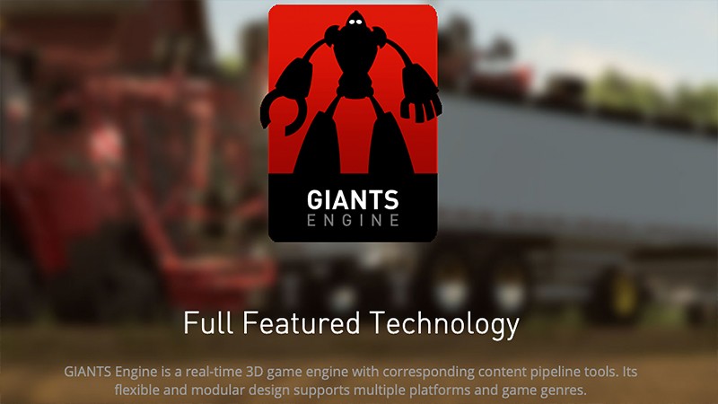 自社製ゲームエンジン「GIANTS Engine」を採用する『Farming Simulator 19』