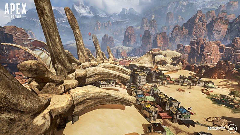 アウトランズを舞台に血塗られた戦いが行われる『Apex Legends』