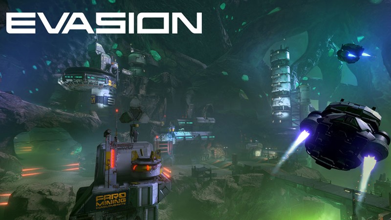「Evasion」銃もシールドも自由自在に操作できる革命的VRバレットヘルシューター！