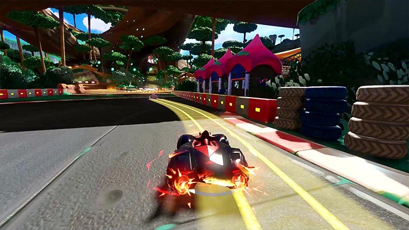 多彩なチームアクションが実装されている『Team Sonic Racing™』