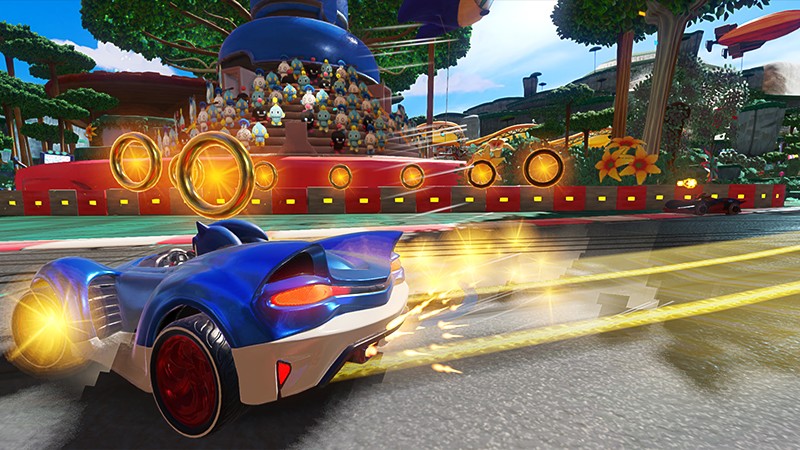 チームメイト同士の協力要素が特徴の『Team Sonic Racing™』