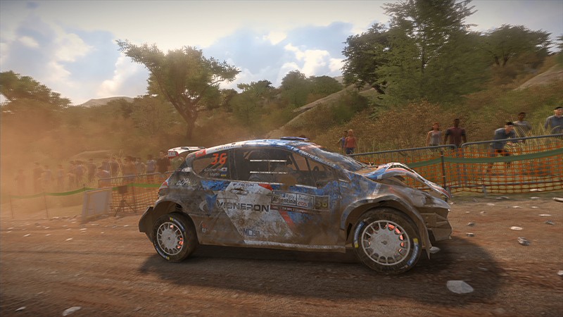 ダメージ表現も素晴らしい『WRC7』