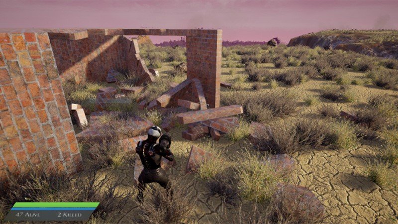 【Couch Storm: Battle Royale】基本的なシステムが使われている