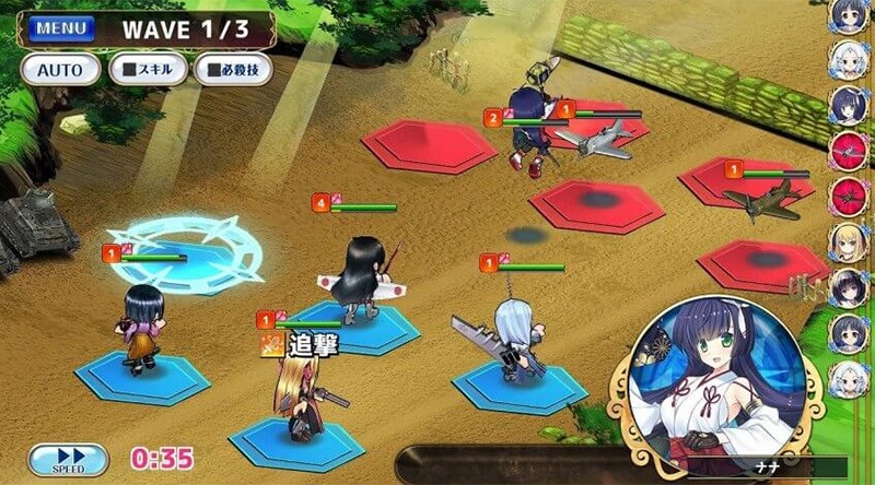 【萌え戦】先の先まで読み切るパーティ編成と高い戦略性