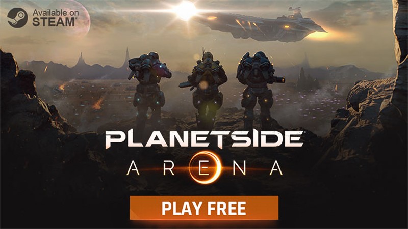 『PlanetSide Arena』のタイトル画像