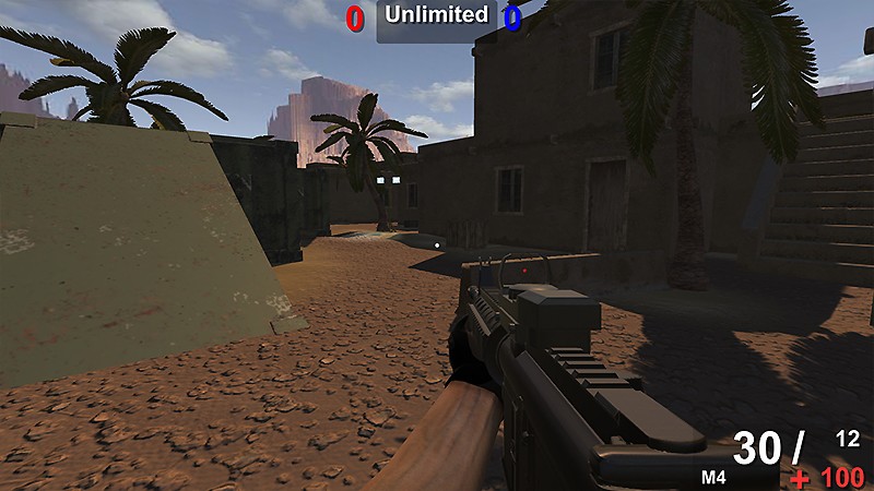 シンプルなUIを持つ『DeathMatch』