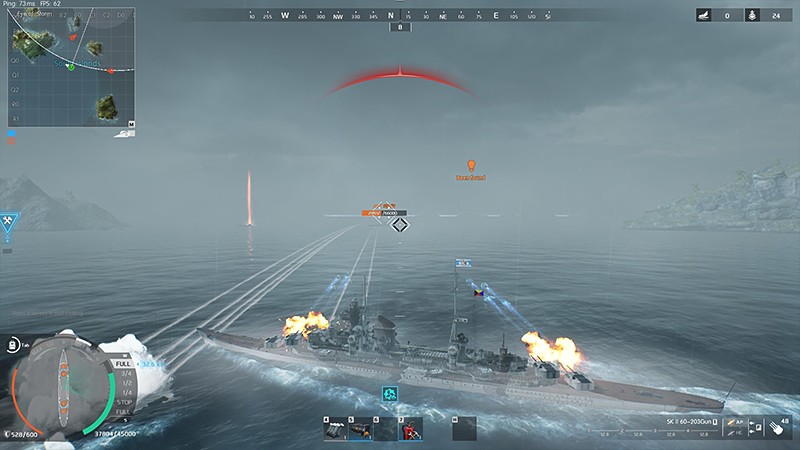 洗練されたUIを持つ『Refight:The Last Warship』