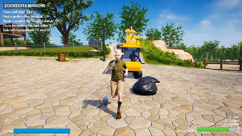 ミッション形式でゲームが進行する『ZooKeeper Simulator』