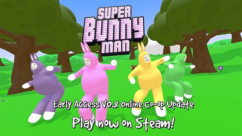 Super Bunny Man 抱腹絶倒必至 ウサギ男を操ってステージ突破を目指す面白pcゲーム オンラインゲームズーム