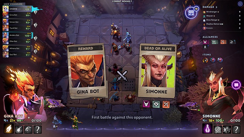 PCとスマホの両方で遊べる『Dota Underlords』