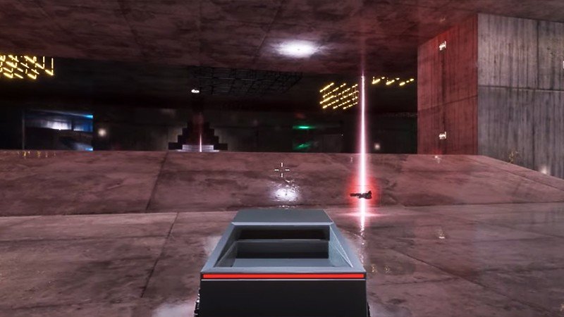 武器アイテムを拾って装備する『Furious Drivers』のゲームシステム