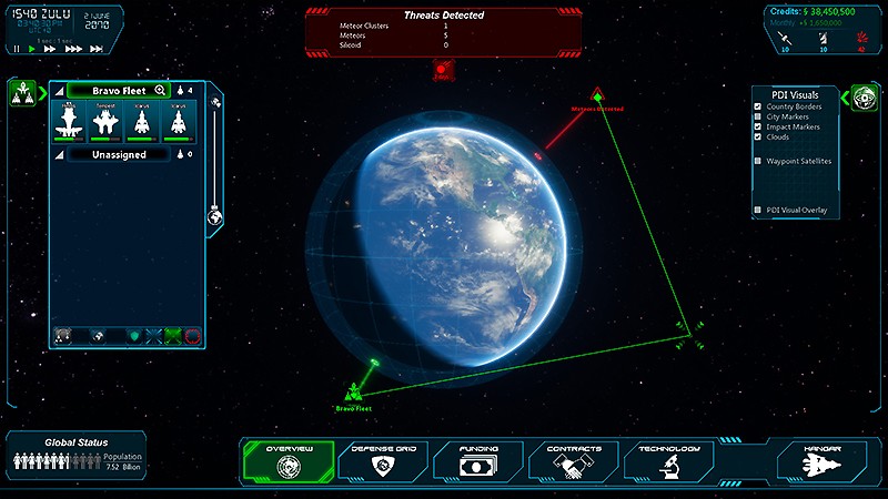 地球を防衛するプレイを楽しめる『Solar Warden』