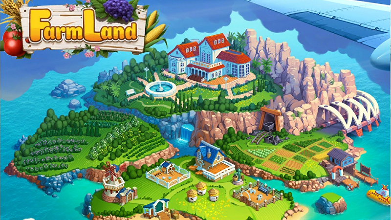 【Farmland】廃れた島に輝きをとり戻すシミュレーションゲーム