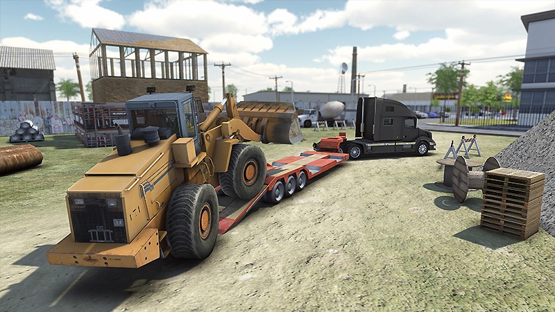 リアルなグラフィックが魅力の『Truck and Logistics Simulator』