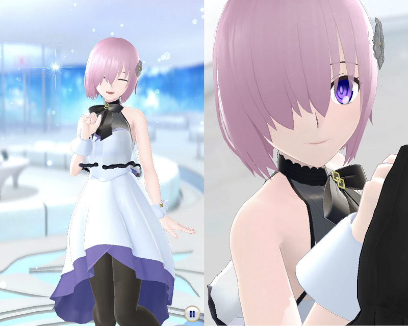 【Fate/Grand Order Waltz in the MOONLIGHT/LOSTROOM】3Dグラフィックで描かれる魅力的なマシュ