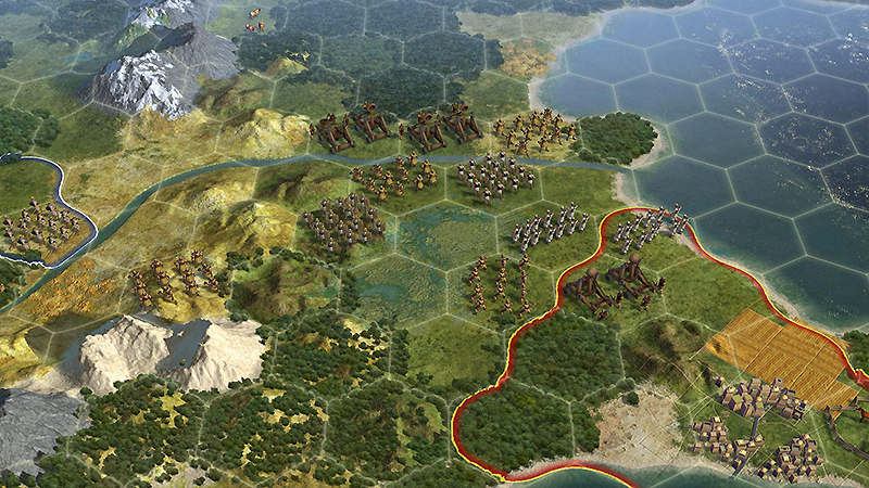文明を発展させていく『Sid Meier's Civilization V』