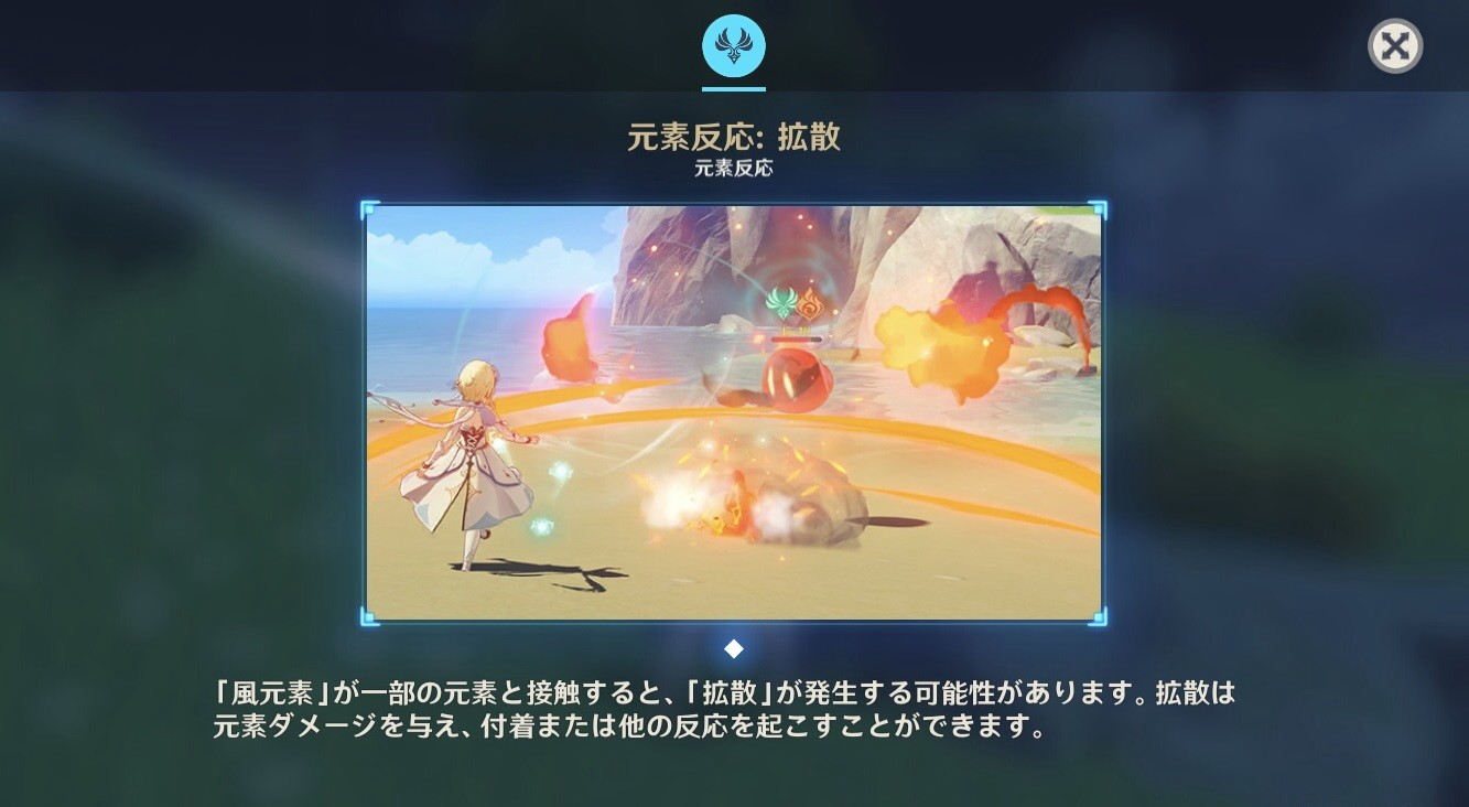 【原神】元素反応のガイド