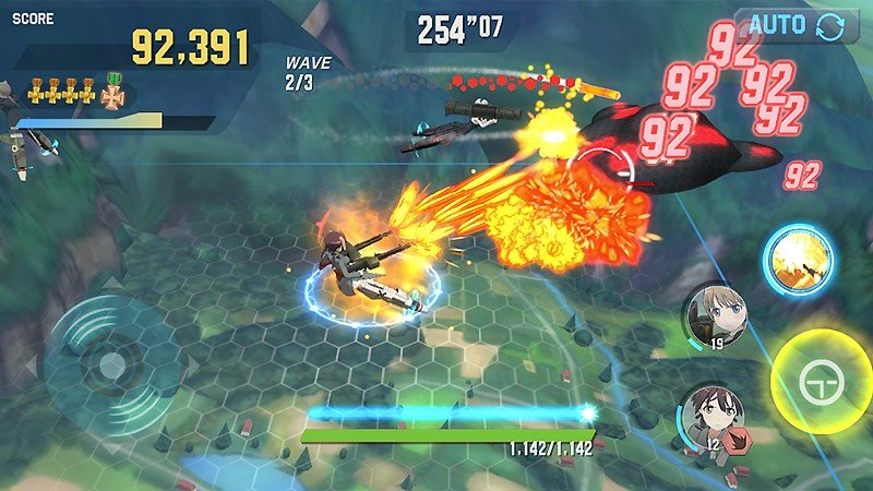 大迫力のバトルが魅力の『ワールドウィッチーズ UNITED FRONT』
