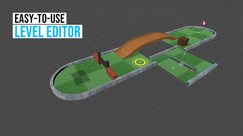 自分だけのコースも作れる『Mini Golf Club』