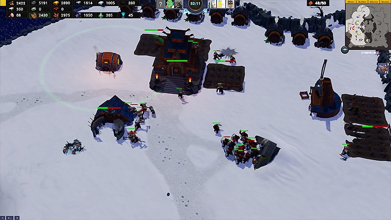 『DwarfHeim』のマルチプレイ画面