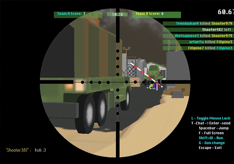 多彩な武器類が登場する『Military Wars 3D Multiplayer』