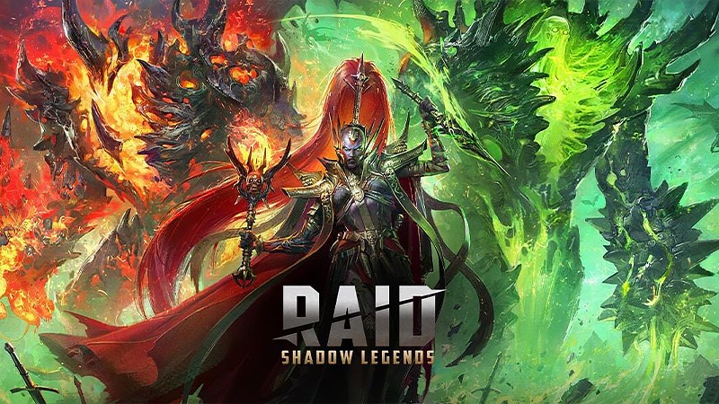『Raid: Shadow Legends（レイド シャドウ レジェンド）』のタイトル画像