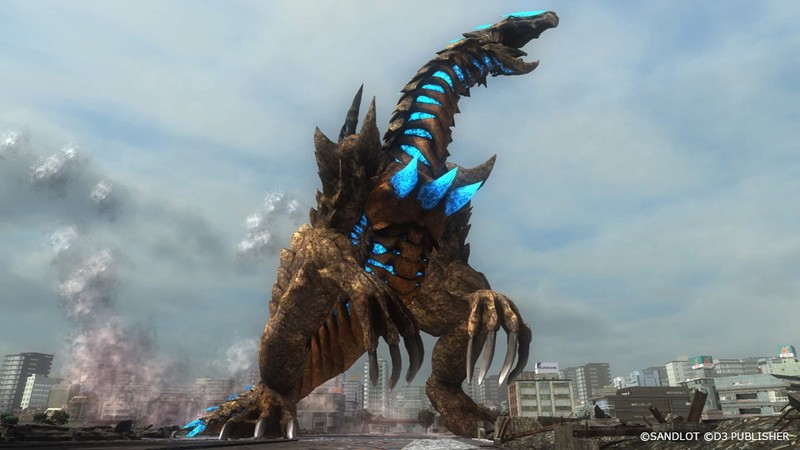 『earth defense force 5』異星生命体が生み出した巨大生物が地球を襲ってくる。