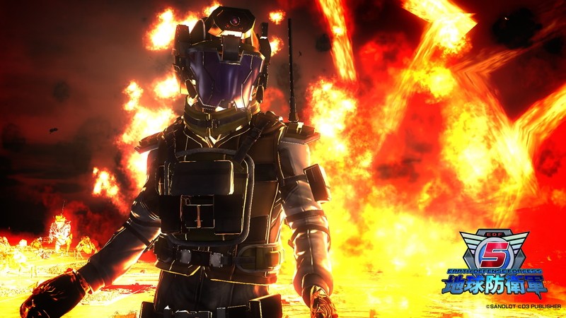 『earth defense force 5』エアレイダー