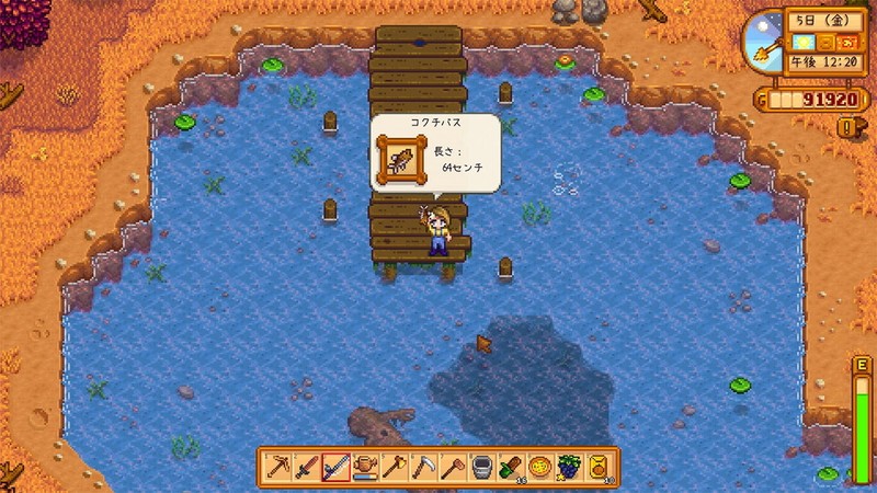 『stardew valley』 収集要素満載の釣りゲーム