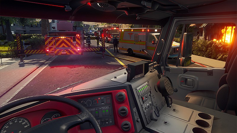 実在する消防車も登場する『Firefighting Simulator - The Squad』