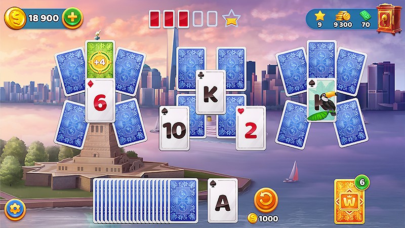 ソリティアを楽しめる『Solitaire Cruise ソリティア カードゲーム』