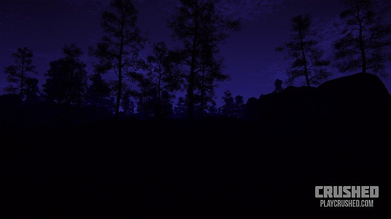 昼夜のサイクルがある『Crushed』