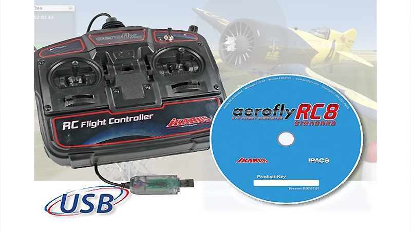 『aerofly RC 8』対応のUSBコントローラー