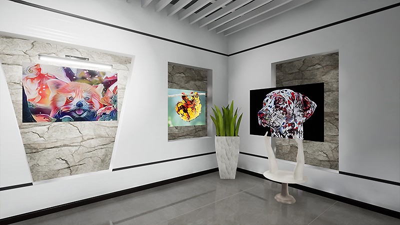 リアルな近代芸術ギャラリーの散策も楽しめる『Digital Zoo Gallery』