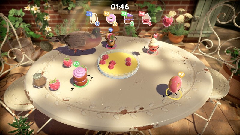 『cake bash』フルーツ玉入れ