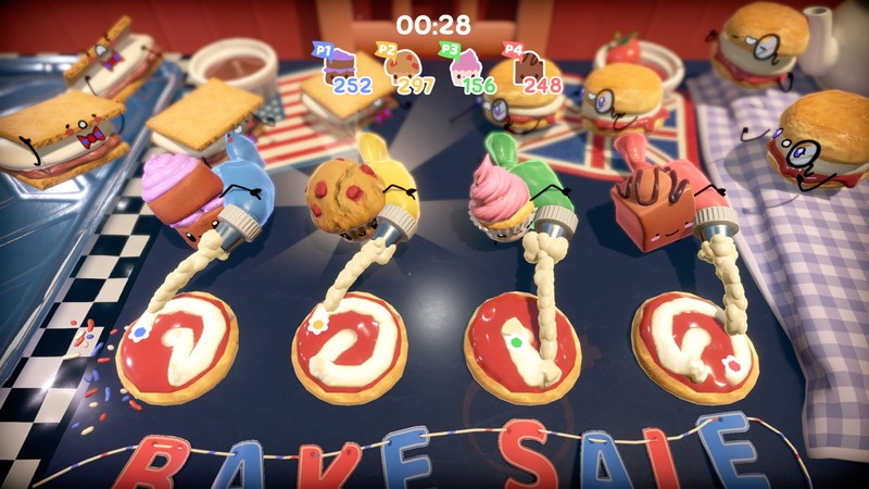 『cake bash』ミニゲームに勝利して美味しいお菓子になろう