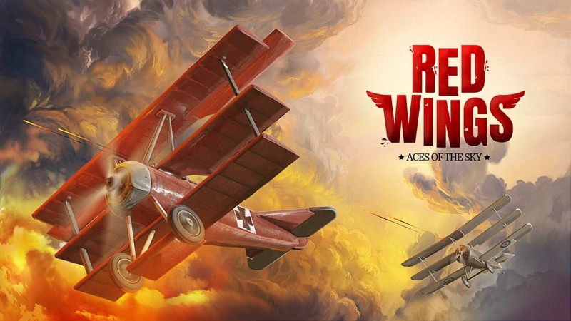 『red wings aces of the sky』タイトル