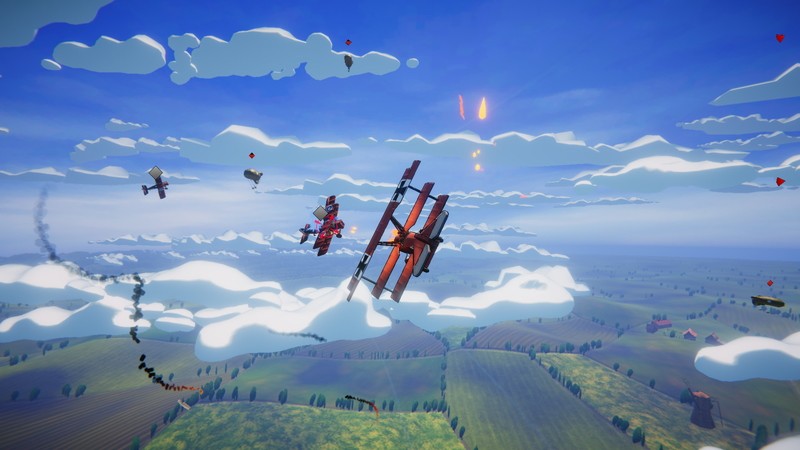 『red wings aces of the sky』第一次世界大戦が舞台のフライトシューティングゲーム！ 