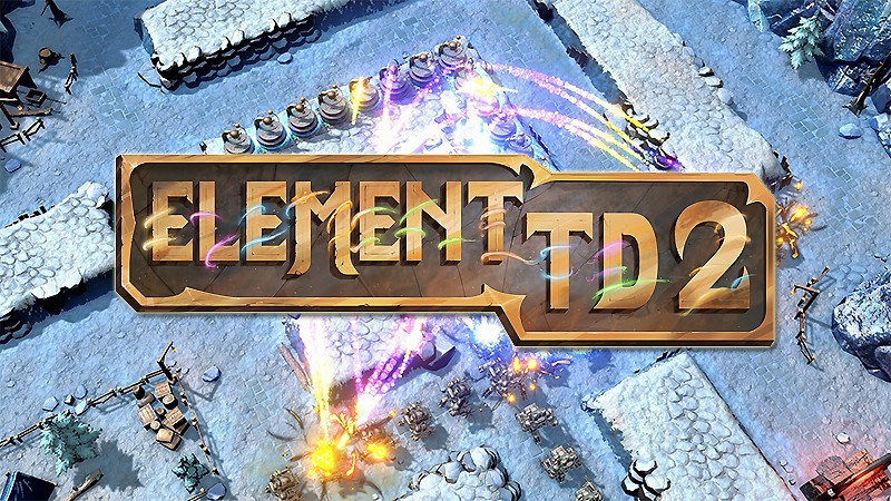 『Element TD 2 - Multiplayer Tower Defense』のタイトル画像