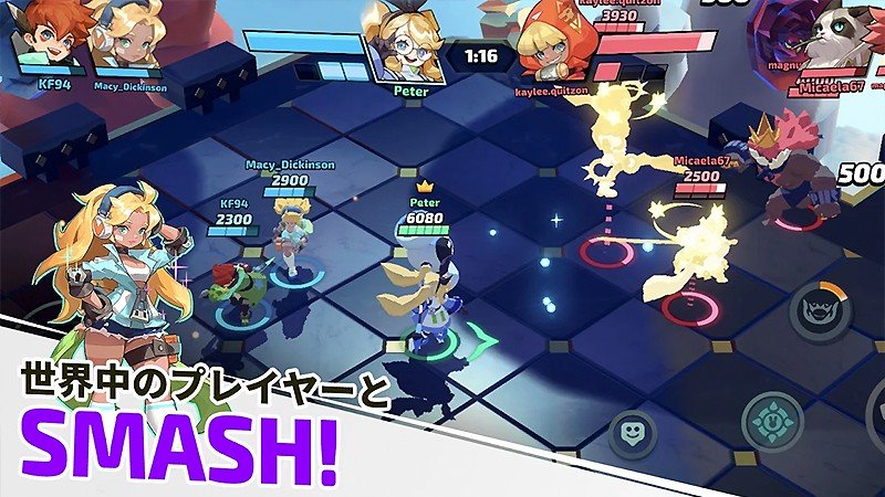 3分間のバトルが展開する『SMASH LEGENDS：スマッシュレジェンド』