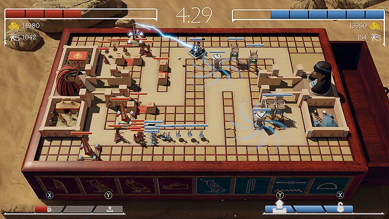 異なるユニットを戦略的に進軍させる『Sons of Ra』