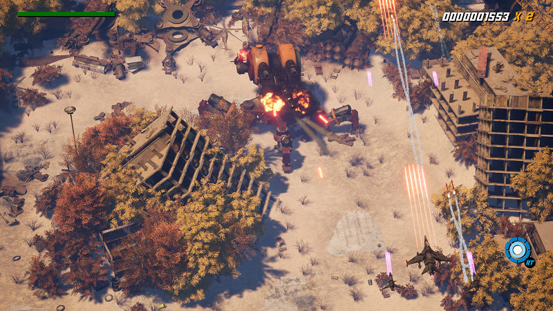 【Cloud Cutter】ボスの大型砲台